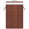 vidaXL Bamboo Laundry Basket Brown 72 L