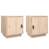 vidaXL Bedside Cabinets 2 pcs 40x34x45 cm Solid Wood Pine
