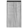 vidaXL String Curtains 2 pcs 100x250 cm Black