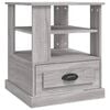 vidaXL Side Table Grey Sonoma 50x50x60 cm Engineered Wood