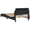 vidaXL Bed Frame "Dover" Black 107x203 cm King Single Velvet