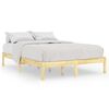 vidaXL Bed Frame | Tough Build | Solid Wood Frame | Rectangular | Modern