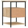 vidaXL Bedside Cabinet Sonoma Oak 40x42x56 cm Engineered Wood