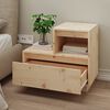 vidaXL Bedside Cabinets 2 pcs 60x34x51 cm Solid Wood Pine