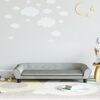 vidaXL Kids Sofa Light Grey 100x50x26 cm Velvet