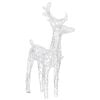 vidaXL Christmas Reindeers 4 pcs Blue 160 LEDs Acrylic