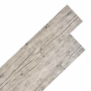 vidaXL Flooring Planks 18 pcs Grey 5.26 m&sup2; PVC