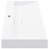 vidaXL Wash Basin 100x46x11 cm Mineral Cast/Marble Cast White