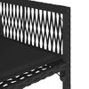 vidaXL 9 Piece Garden Dining Set with Cushions Black Poly Rattan