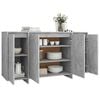 vidaXL Sideboard Concrete Grey 135x41x75 cm Engineered Wood