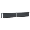 vidaXL Raised Bed | Anthracite | Galvanised Steel | 320x40x45 cm | Durable