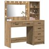vidaXL Dressing Table Brown 78.5 x 41 x 135 cm Engineered wood