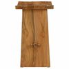 vidaXL Bathroom Stool Brown 50 x 29.5 x 50.5 cm Solid Teak Wood