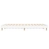 vidaXL Bed Frame without Mattress White 135x190 cm Double Engineered Wood