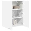 vidaXL Hanging Cabinet with Door White 60 x 31 x 80 cm Engineered Wood