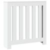 vidaXL Radiator Cover White 78 x 20 x 82 cm Engineered Wood