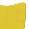 vidaXL Relaxing Chair Mustard Yellow Fabric