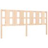 vidaXL Bed Frame without Mattress Super King Size Solid Wood
