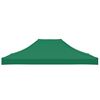 vidaXL Party Tent Roof 4.5x3 m Green 270 g/m&sup2;