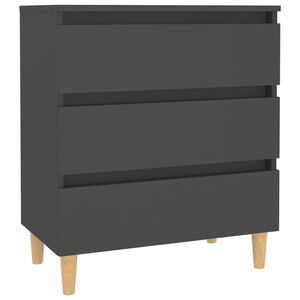 vidaXL Sideboard Grey 60x35x69 cm Engineered Wood