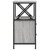 vidaXL Bedside Cabinet Grey Sonoma 34x35.5x70 cm Engineered Wood