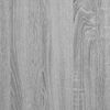 vidaXL Wardrobe Grey Sonoma 80x50x180 cm Engineered Wood