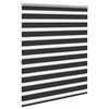 vidaXL Zebra Blind 140 x 175 cm Black