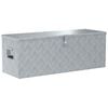 vidaXL Aluminium Box 110.5x38.5x40 cm Silver