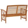 vidaXL Garden Bench with Cushions 119 cm Solid Acacia Wood