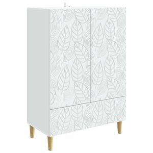 vidaXL Sideboard White 66 x 34.5 x 95 cm Engineered Wood