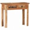 vidaXL Console Table 90,5x30x75cm Solid Acacia Wood and Reclaimed Wood