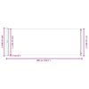 vidaXL Patio Retractable Side Awning 220x600 cm Black