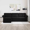vidaXL Sofa Black 245 x 138 x 80 cm Fabric