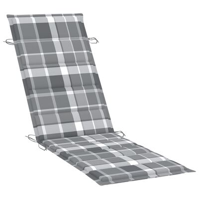 vidaXL Sun Loungers 2 pcs with Cushions Solid Acacia Wood