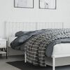 vidaXL Metal Replace Headboard White 180 cm