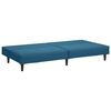 vidaXL 2 Piece Sofa Set Blue Velvet
