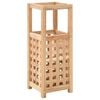 vidaXL Umbrella Stand Solid Walnut Wood 18x18x50 cm
