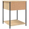 vidaXL Bedside Tables 2 pcs Sonoma Oak 44x45x58 cm Engineered Wood