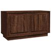 vidaXL TV Cabinet Brown Oak 80x35x45 cm Engineered Wood
