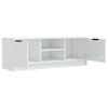 vidaXL TV Cabinet High Gloss White 102x35x36.5 cm Engineered Wood