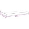 vidaXL Floating Wall Shelves 2 pcs High Gloss Grey 60x23.5x3.8 cm MDF