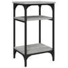 vidaXL Side Table Grey Sonoma 35x30x60 cm Engineered Wood