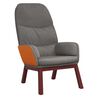 vidaXL Relaxing Chair Light Grey Fabric