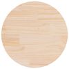 vidaXL Table Top | Natural Pine | Solid pinewood | &Oslash;70cm x 2.5cm | Durable