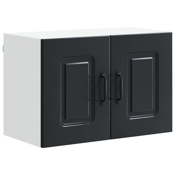 vidaXL Kitchen Cabinet Kalmar Black 60 x 31 x 40 cm Engineered Wood