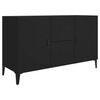 vidaXL Sideboard | Black | Engineered wood | 100 cm wide | Sideboard
