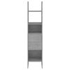 vidaXL Book Cabinet Concrete Grey 40x35x180 cm Engineered Wood