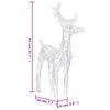 vidaXL Reindeers & Sleigh Christmas Decoration 320 LEDs Acrylic