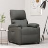 vidaXL Recliner Chair Dark Grey Fabric