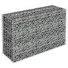 vidaXL Gabion Raised Bed Galvanised Steel 90x30x60 cm